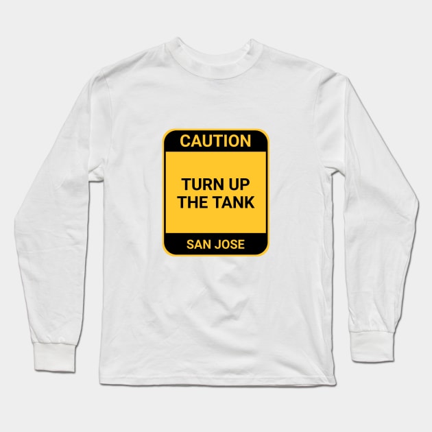 TURN UP THE TANK Long Sleeve T-Shirt by BURN444